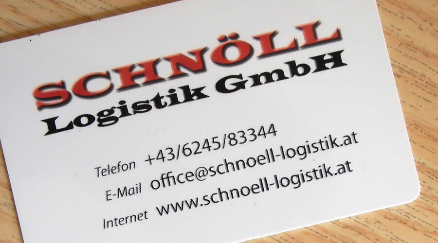 Die Schnöll-Logistik RFID-Karte