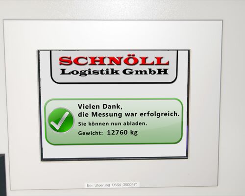 Erfolgreiche Messung am Terminal